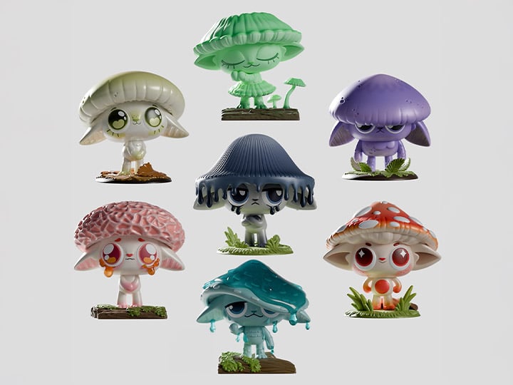 Capkins Box of 6 Random Figures Gallery Image 1