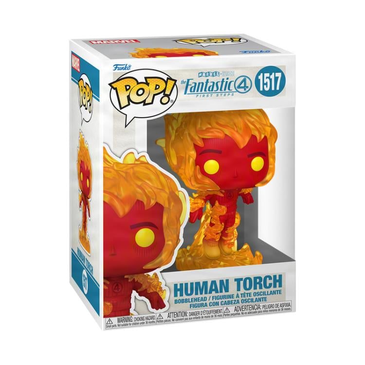 The Fantastic Four: First Steps Pop! Movies #1517 Human Torch Gallery Image 3