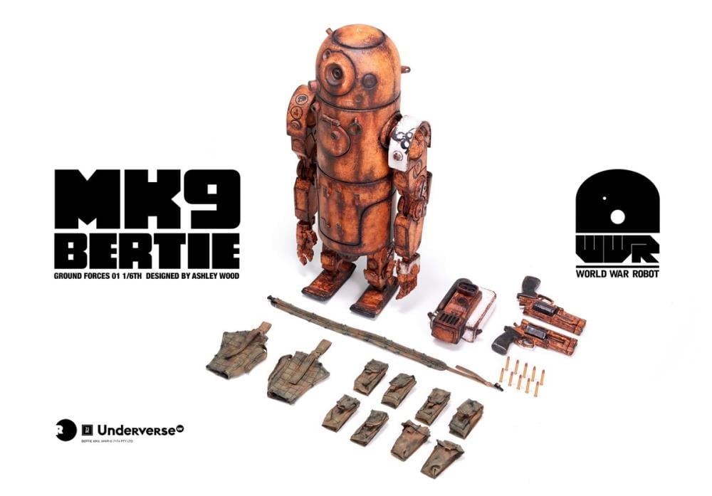 War War Robot Desert Alpha Bertie MK9 1/6 Scale Action Figure