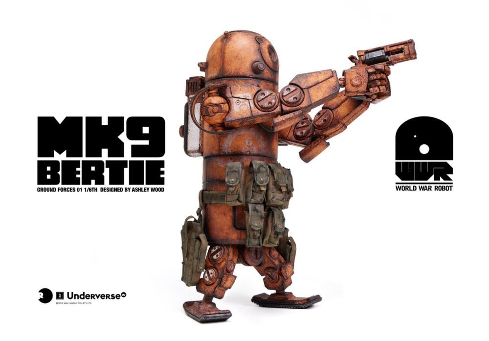 War War Robot Desert Alpha Bertie MK9 1/6 Scale Action Figure