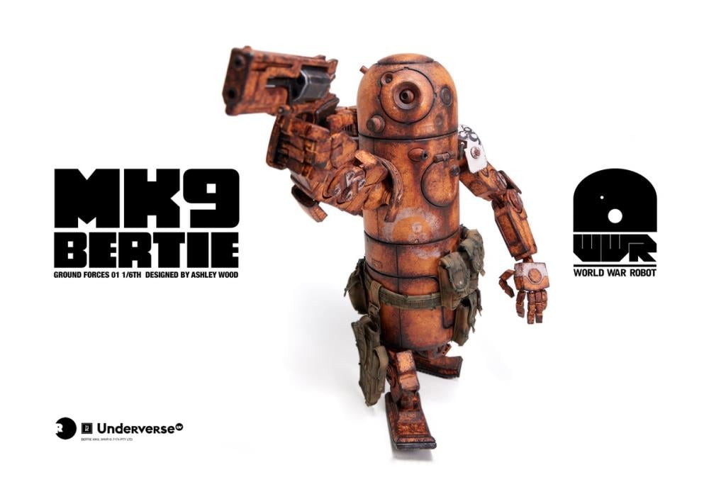 ウッド・ ロボット 三銃士 WR-006 War War Robot Desert Alpha Bertie MK9 1/6 Scale Action Figure
