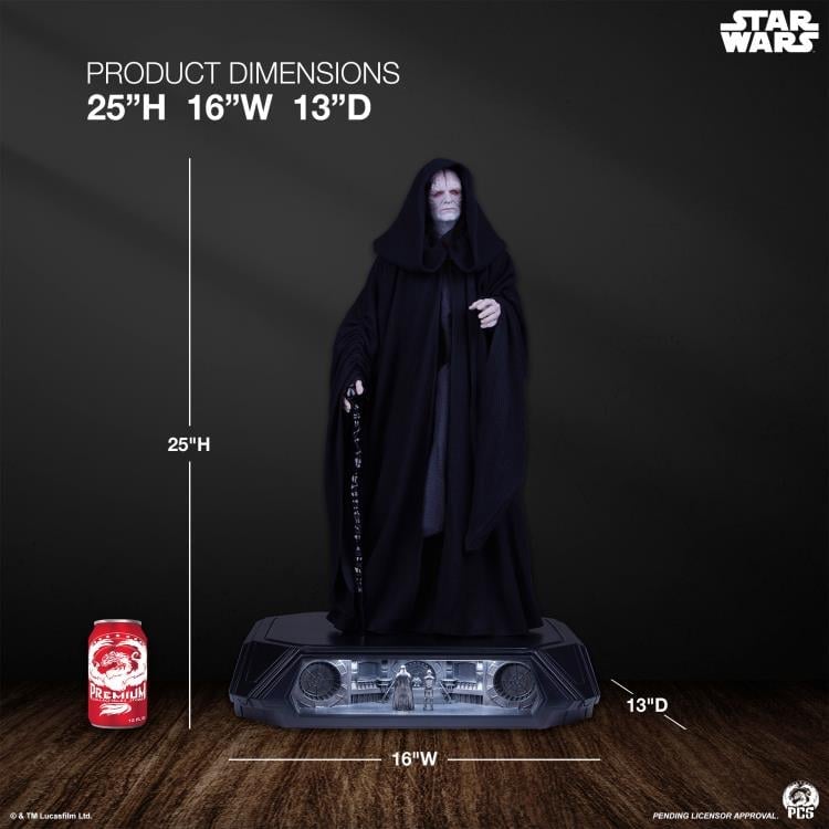 Star Wars Hyperreal Emperor Palpatine 1/3 Scale Limited Edition Statue Gallery Image 29