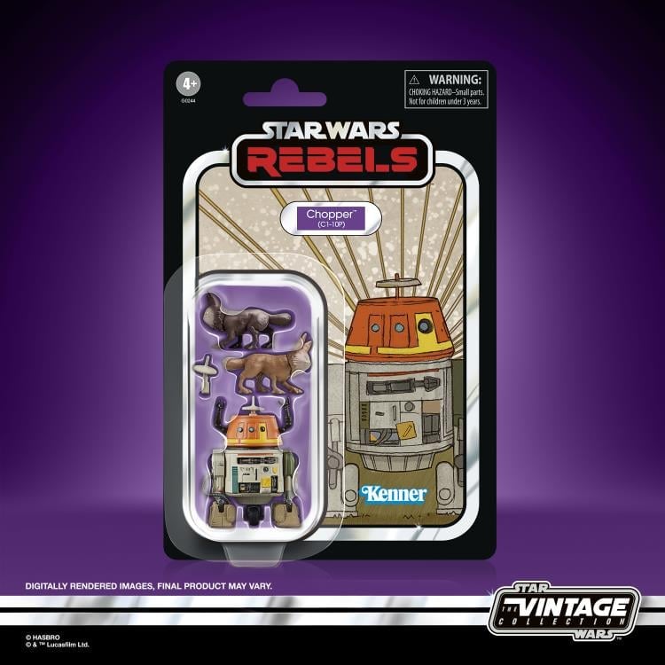 Star Wars: The Vintage Collection Sabine Wren and Chopper Mural Exclusive Action Figure Two-Pack (Rebels) Gallery Image 15
