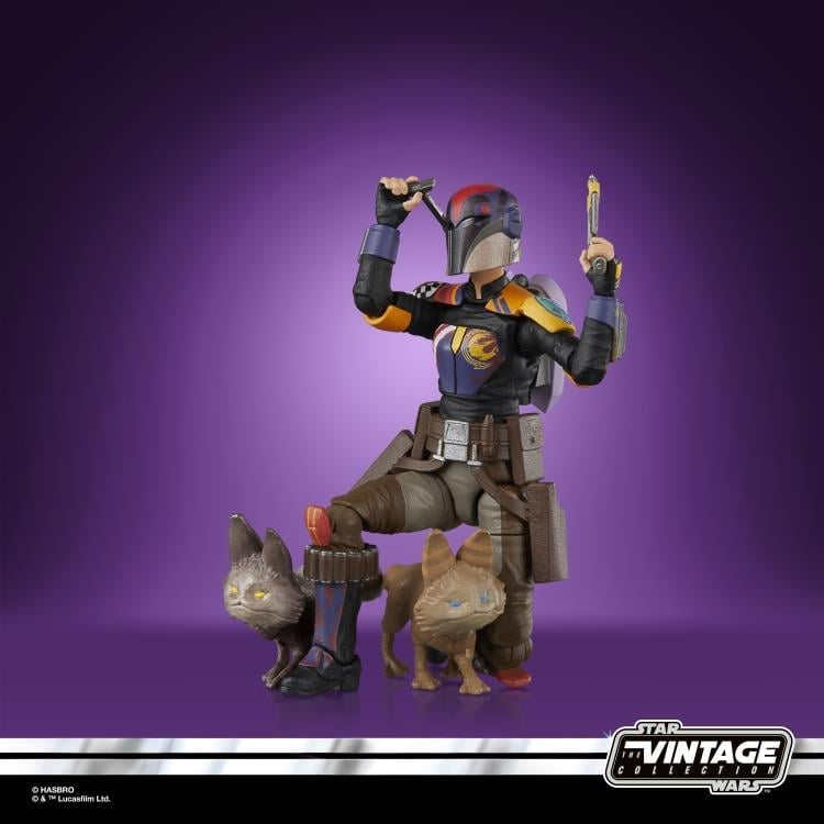 Star Wars: The Vintage Collection Sabine Wren and Chopper Mural Exclusive Action Figure Two-Pack (Rebels) Gallery Image 8