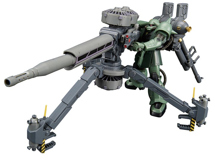 Mobile Suit Gundam Thunderbolt HGGT Zaku & Big Gun 1/144 Scale Model Kit Gallery Image 1