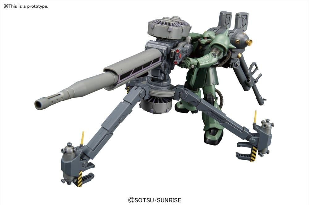 Mobile Suit Gundam Thunderbolt HGGT Zaku & Big Gun 1/144 Scale Model Kit Gallery Image 3