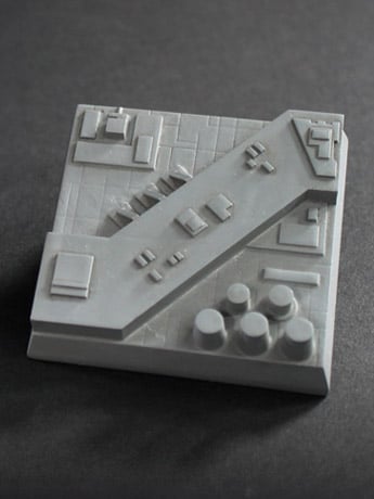 Star Wars: A New Hope Parts of the Galaxy Death Star Surface Tile 04 Magnet Gallery Image 2