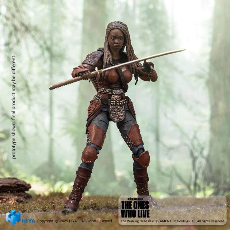 The Walking Dead: The Ones Who Lived Exquisite Mini Series Michonne PX Previews Exclusive 1/18 Scale Action Figure Gallery Image 3