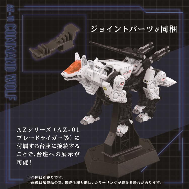 Zoids Advanced Zi AZ-11 Command Wolf 1/72 Scale Model Kit Gallery Image 8