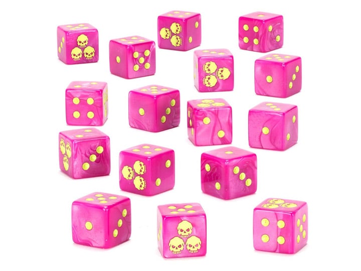 Warhammer 40,000 Death Guard Dice Set Gallery Image 1