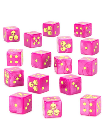 Warhammer 40,000 Death Guard Dice Set Gallery Image 2