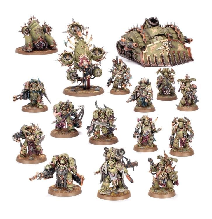 Warhammer 40,000 Death Guard Battleforce Poxwrought Vector Citadel Miniatures Set Gallery Image 3