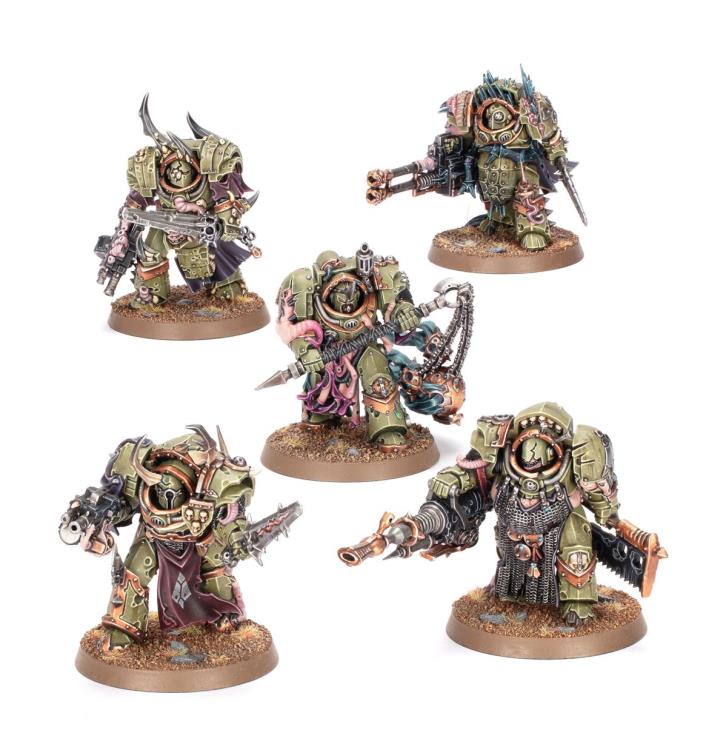 Warhammer 40,000 Death Guard Battleforce Poxwrought Vector Citadel Miniatures Set Gallery Image 4