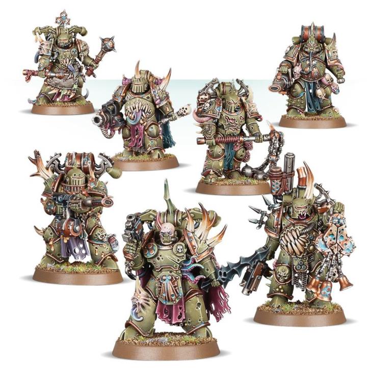 Warhammer 40,000 Death Guard Battleforce Poxwrought Vector Citadel Miniatures Set Gallery Image 5