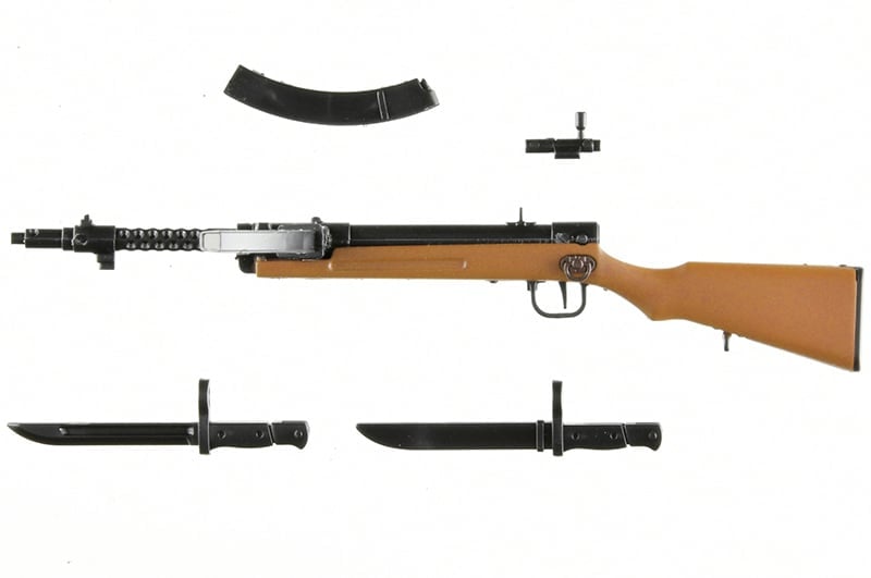 Little Armory LA109 Type 100 Machine Gun 1/12 Scale Accessory Set Gallery Image 4