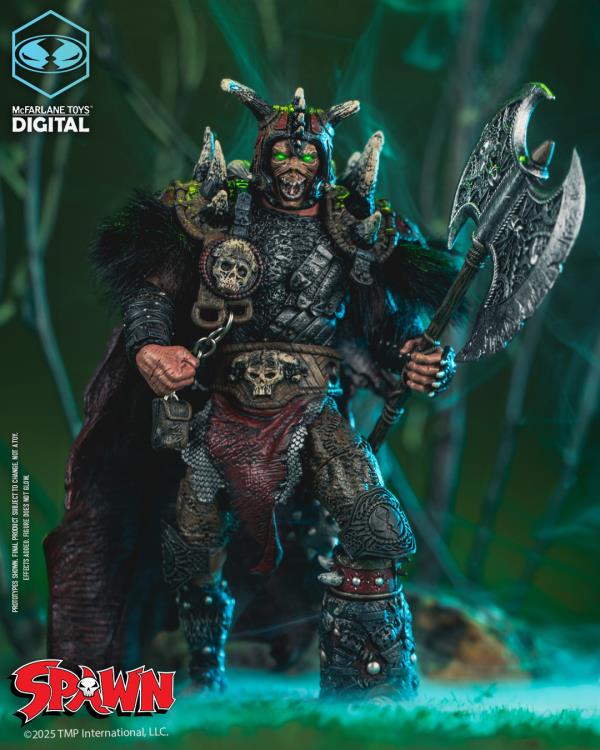 Spawn: The Dark Ages Spawn the Bloodaxe with Horse Action Figure