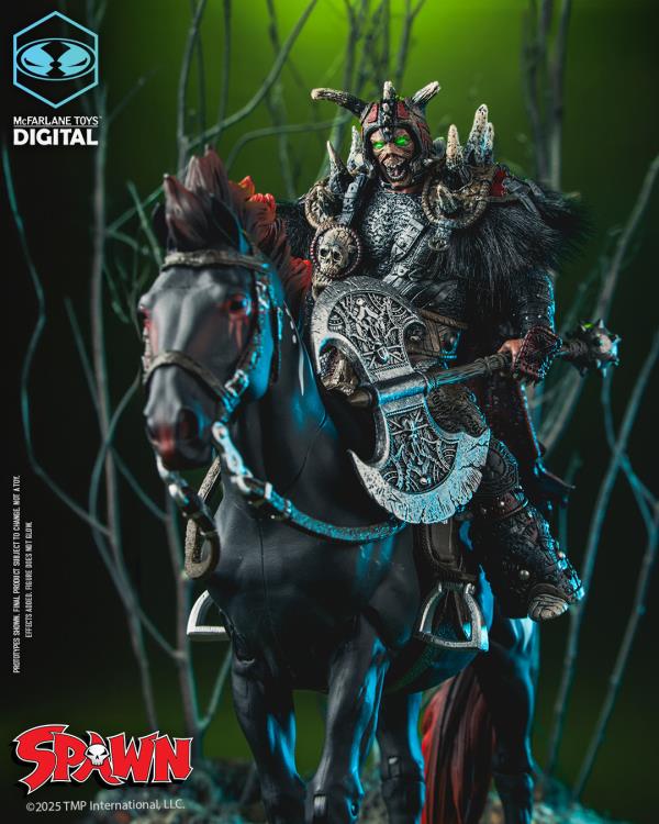 Spawn: The Dark Ages Spawn the Bloodaxe with Horse Action Figure