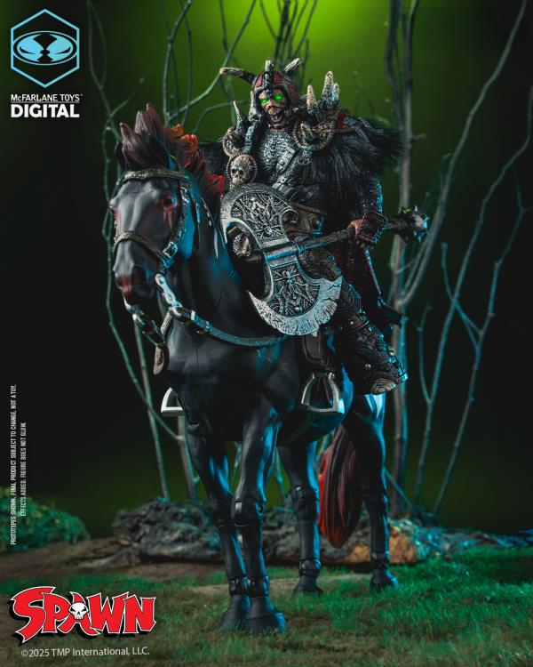 Spawn: The Dark Ages Spawn the Bloodaxe with Horse Action Figure