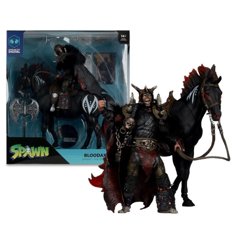 Spawn: The Dark Ages Spawn the Bloodaxe with Horse Action Figure
