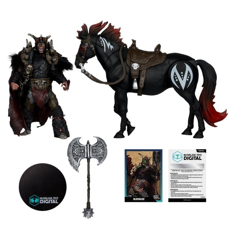 Spawn: The Dark Ages Spawn the Bloodaxe with Horse Action Figure Two-Pack Gallery Image 14
