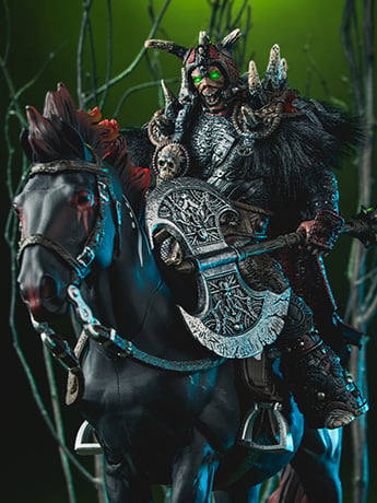Spawn: The Dark Ages Spawn the Bloodaxe with Horse Action Figure Two-Pack Gallery Image 2