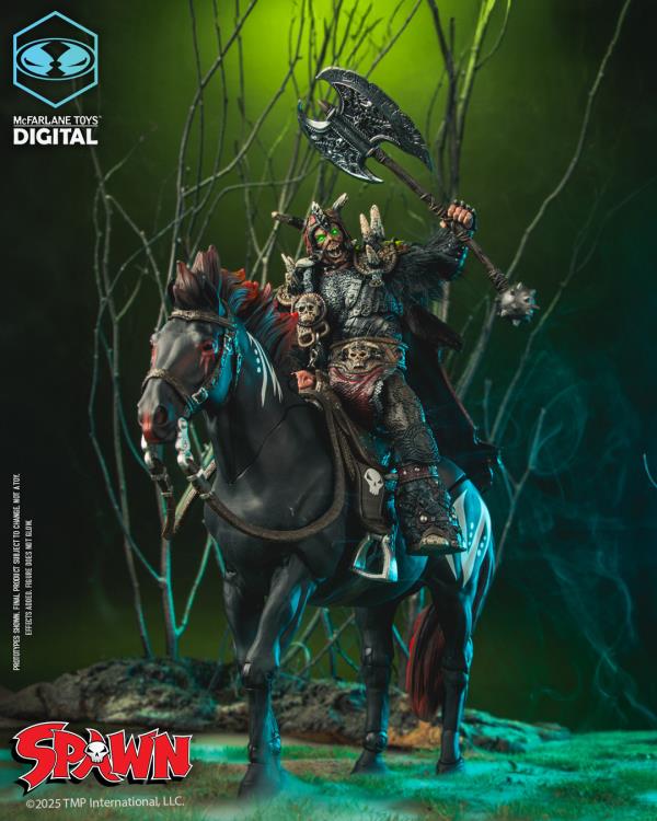 Spawn: The Dark Ages Spawn the Bloodaxe with Horse Action Figure Two-Pack Gallery Image 3