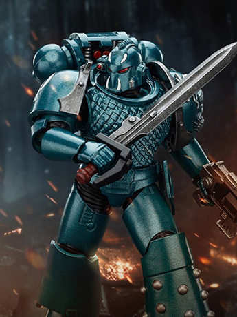 Warhammer: The Horus Heresy Alpha Legion Headhunter Prime 1/18 Scale Action Figure Gallery Image 2
