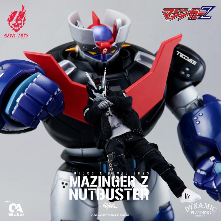 Quicc's x Devil Toys - ブラック　ナットバスター Mazinger Z Devil Toys x Quiccs Mazinger Z Nutbuster Limited