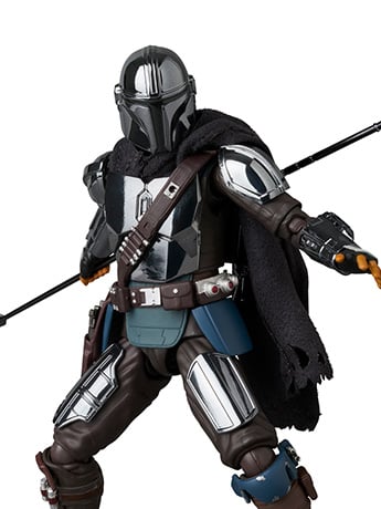 THE MANDALORIAN CHROME Ver. アクションフィギュア medicom-mafex-the-mandalorian-