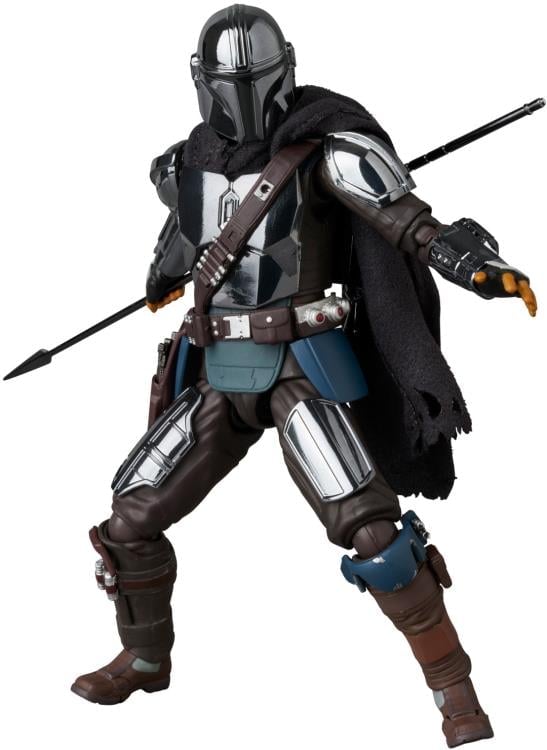 Star Wars: The Mandalorian MAFEX No.256 The Mandalorian (Chrome Ver.) Action Figure Gallery Image 3