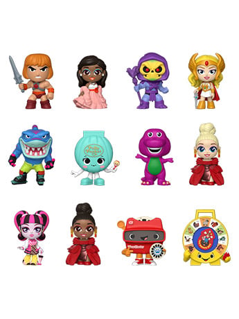 Mattel 80th Anniversary Retro Toys Mystery Minis Box of 12 Random Figures Gallery Image 2