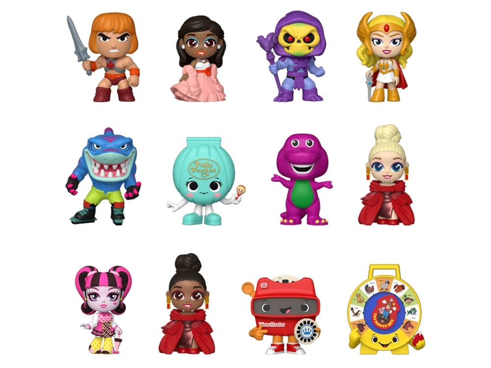 Mattel 80th Anniversary Retro Toys Mystery Minis Box of 12 Random Figures