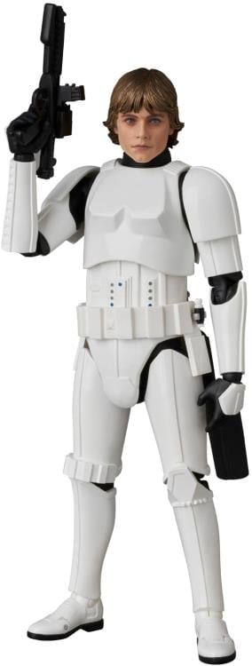 Star Wars: A New Hope MAFEX No.257 Luke Skywalker (Stormtrooper Disguise) Action Figure Gallery Image 3