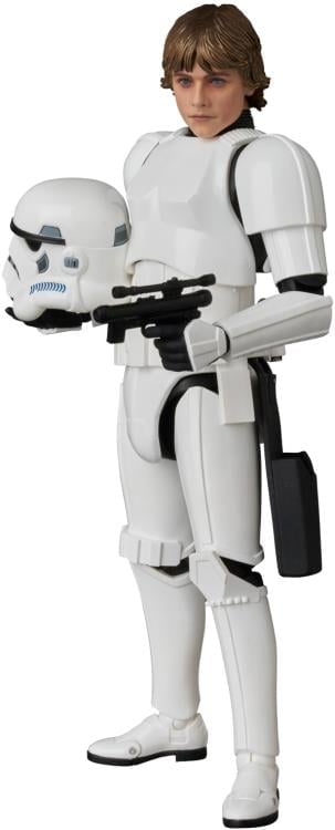 Star Wars: A New Hope MAFEX No.257 Luke Skywalker (Stormtrooper Disguise) Action Figure Gallery Image 4