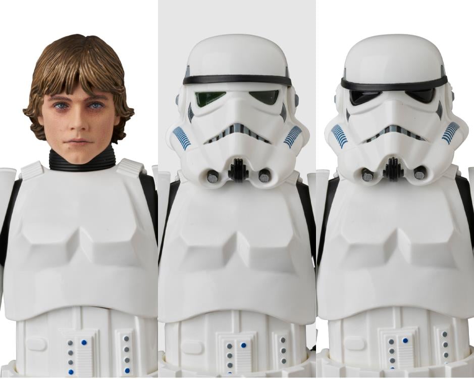 Star Wars: A New Hope MAFEX No.257 Luke Skywalker (Stormtrooper Disguise) Action Figure Gallery Image 8