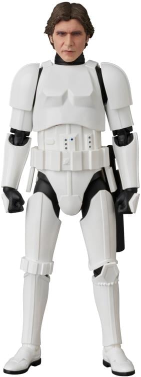 Star Wars: A New Hope MAFEX No.258 Han Solo (Stormtrooper Disguise) Action Figure Gallery Image 5