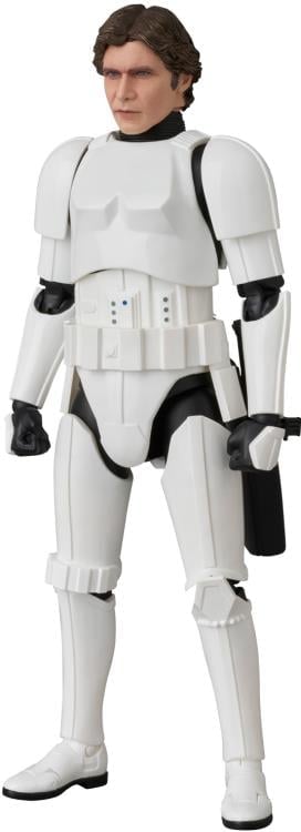 Star Wars: A New Hope MAFEX No.258 Han Solo (Stormtrooper Disguise) Action Figure Gallery Image 6