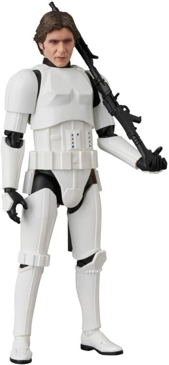 Star Wars: A New Hope MAFEX No.258 Han Solo (Stormtrooper Disguise) Action Figure Gallery Image 4