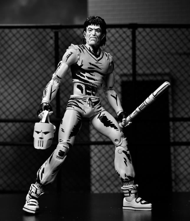 Teenage Mutant Ninja Turtles Casey Jones (Mirage Comics Black & White Variant) Action Figure Gallery Image 6