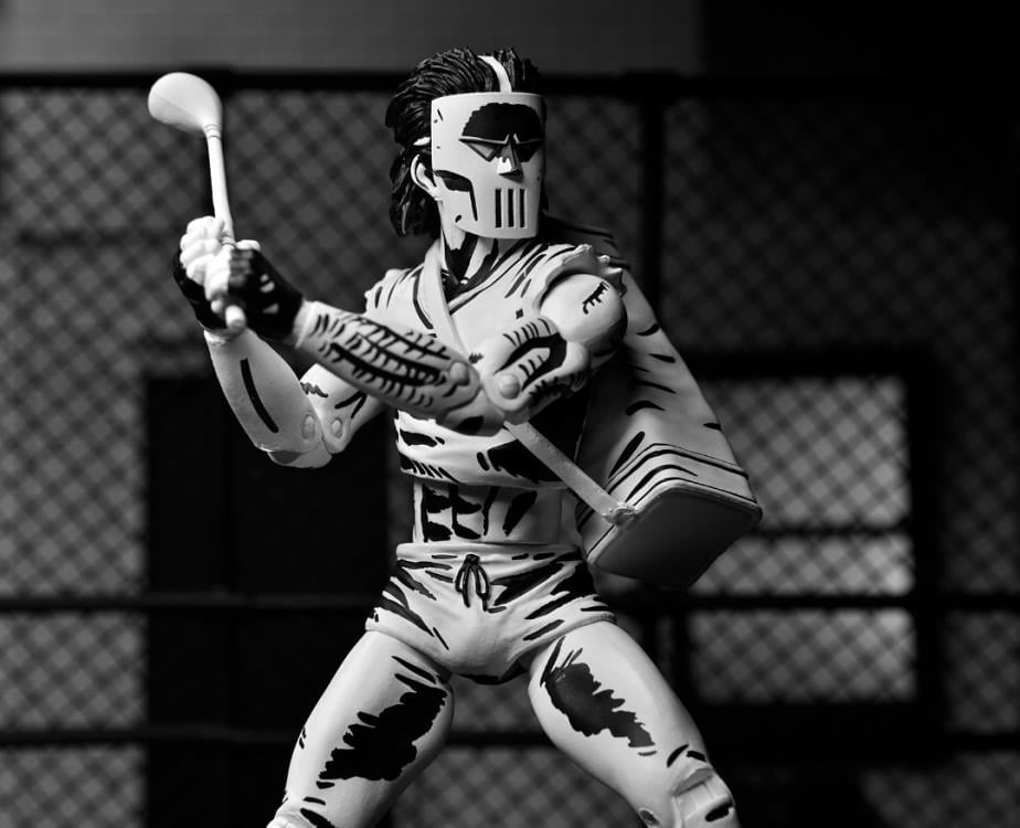 Teenage Mutant Ninja Turtles Casey Jones (Mirage Comics Black & White Variant) Action Figure Gallery Image 5