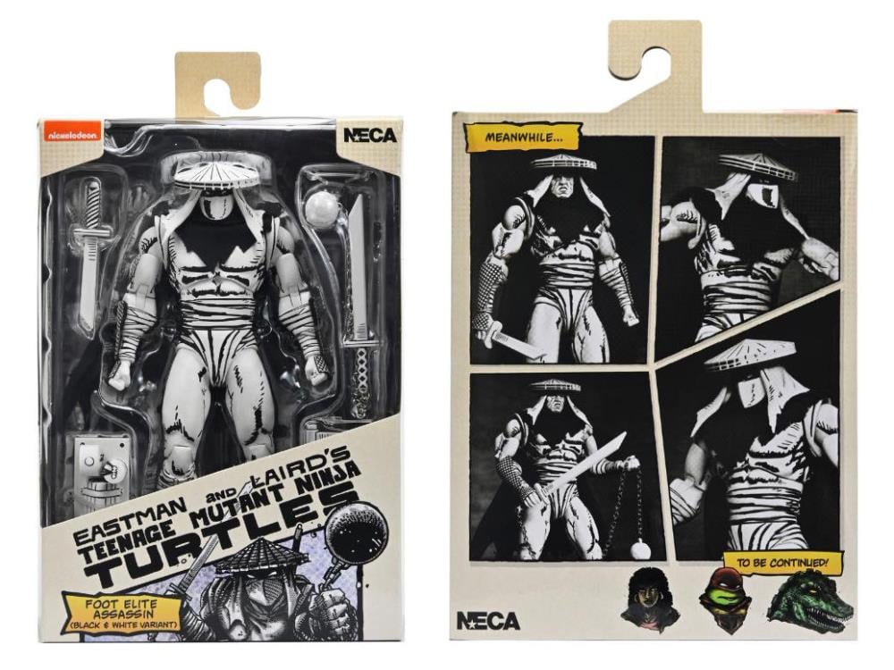 Teenage Mutant Ninja Turtles Foot Elite Assassin (Mirage Comics Black & White Variant) Action Figure Gallery Image 8