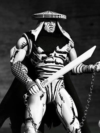 Teenage Mutant Ninja Turtles Foot Elite Assassin (Mirage Comics Black & White Variant) Action Figure Gallery Image 2