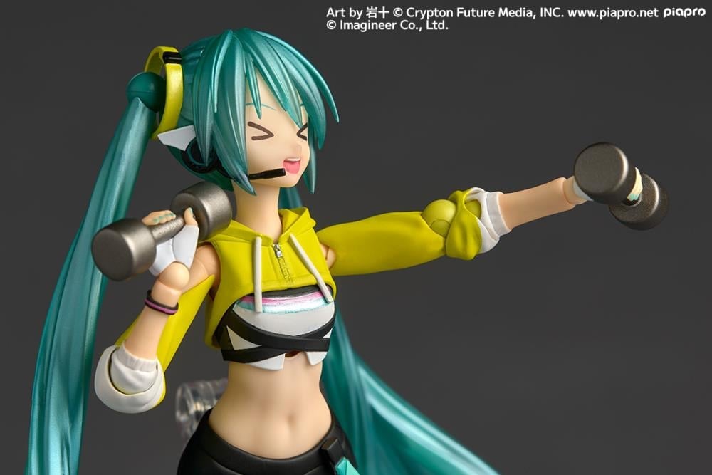 Fitness Boxing Feat. Hatsune Miku Amazing Yamaguchi Revoltech NR093 Hatsune Miku (Boxing Ver.) Action Figure Gallery Image 13