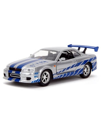 Fast & Furious Brian's Nissan Skyline GT-R (BNR34) 1/32 Scale Model