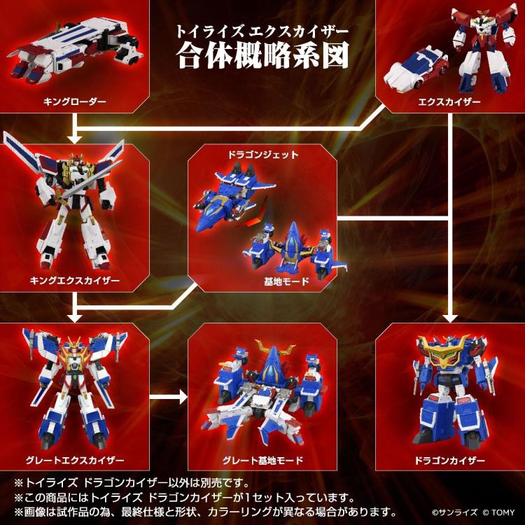 Brave Exkaiser T-Spark Toyrise Dragon Kizer Action Figure