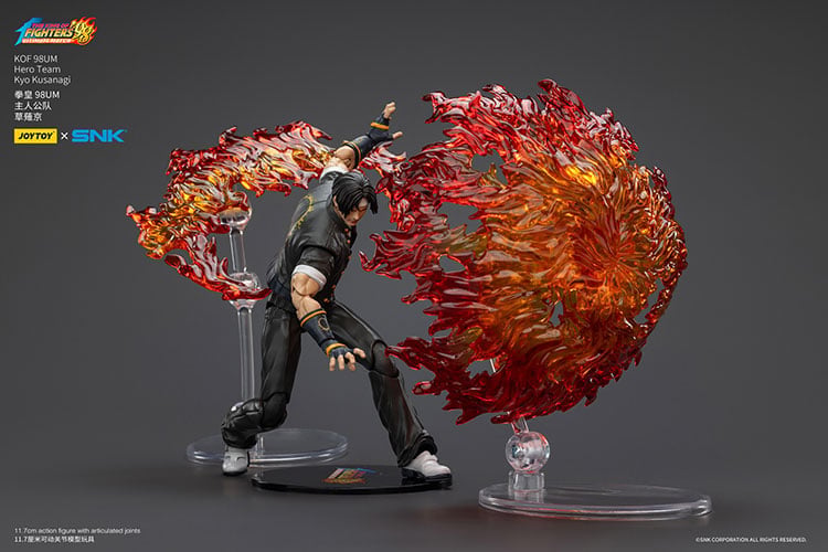 The King of Fighters '98: Ultimate Match Hero Team Kyo Kusanagi 1/18 Scale Action Figure Gallery Image 12