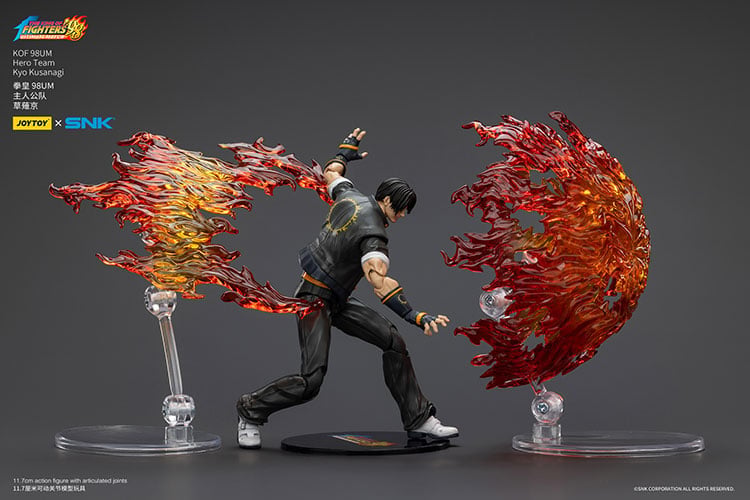 The King of Fighters '98: Ultimate Match Hero Team Kyo Kusanagi 1/18 Scale Action Figure Gallery Image 11