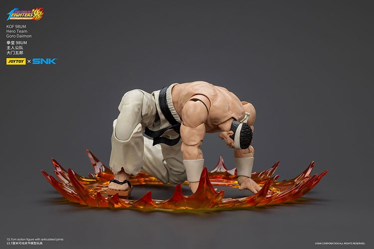The King of Fighters '98: Ultimate Match Hero Team Goro Daimon 1/18 Scale Action Figure Gallery Image 11