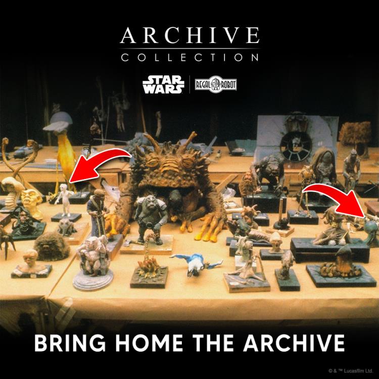 Star Wars: Return of the Jedi Archive Collection Light Man and Bubble Head Limited Edition Concept Maquette Replica Set Gallery Image 7