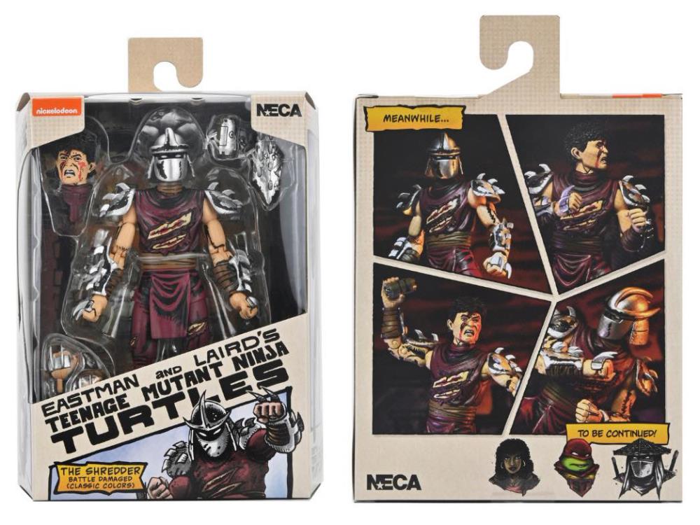 Teenage Mutant Ninja Turtles Battle Damaged Shredder (Mirage Comics Classic Colors) Action Figure Gallery Image 11